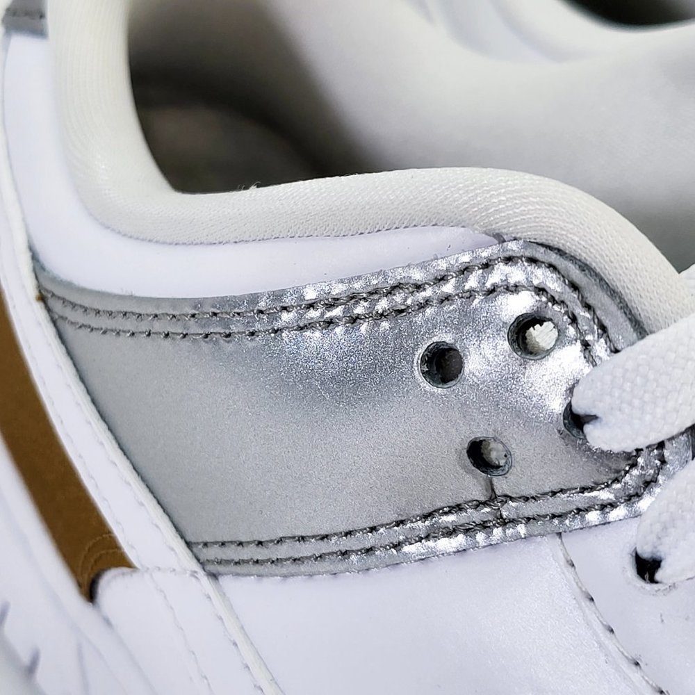 Nike Dunk Low SE Women's Sneaker Shoe Limited Training Metallic DH4403-700 - Picture 11 of 14